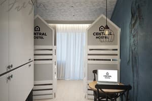 Хостел Central Hostel. Место в общем 4-местном номере Blue 3