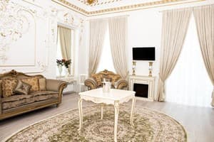 Отель De Versal. Люкс двухместный Президентский  с кроватью размера King size 7