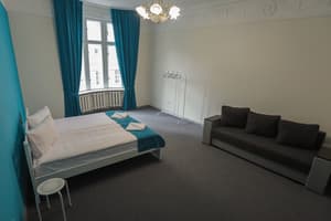 Хостел Family Hostel Lviv. Стандарт двухместный Blue 3