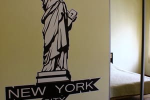 Хостел New York Hostel. Эконом двухместный Bronx 1