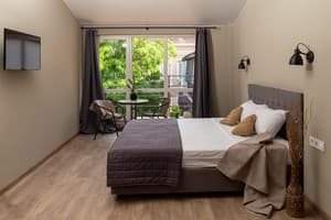 Квартира Poet Apartments. Апартаменты двухместный с балконом 3