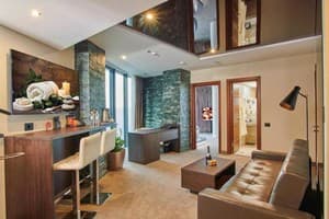 Спа-отель Resort & Spa Hotel NEMO. Люкс двухместный люкс панорамный, двухкомнатный с видом на море +1 2