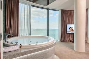 Спа-отель Resort & Spa Hotel NEMO. Люкс двухместный люкс панорамный, двухкомнатный с видом на море +1 7