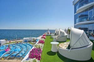 Спа-отель Resort & Spa Hotel NEMO. Стандарт двухместный с терассой, боковой вид на море 1