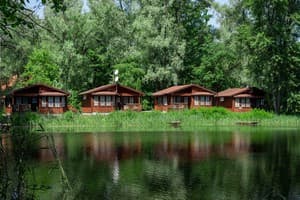 Отель Selena Family Resort. Бунгало двухместный Executive с видом на Днепр  (+2) 1